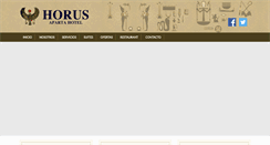 Desktop Screenshot of horusapartahotel.com